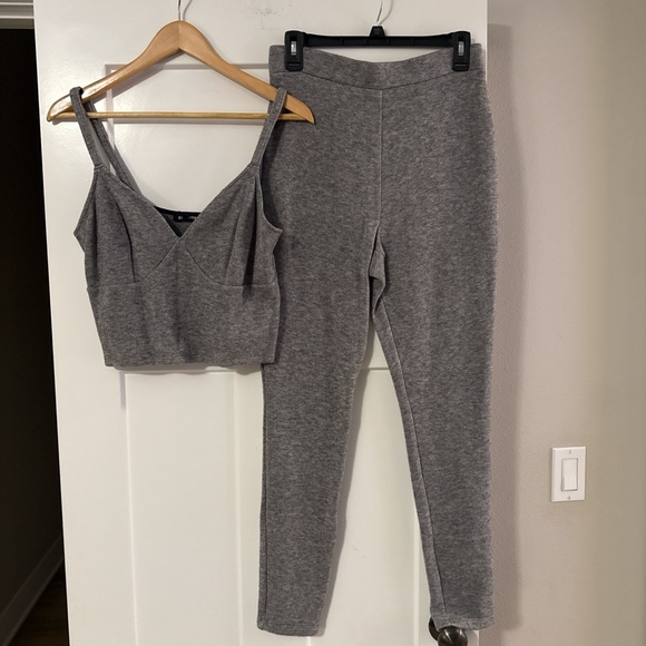 Express Gray Two-Piece Set - Picture 1 of 7